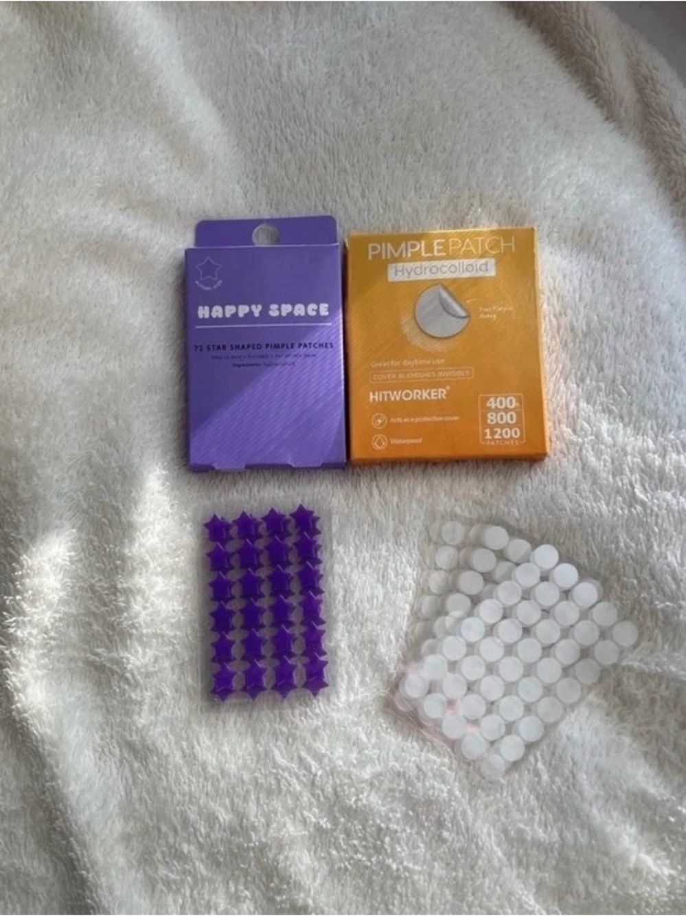 1200+ Pimple Patches!! Purple Star and Hydrocolloid Patches
